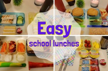 Easy school lunch ideas || 5 healthy lunch ideas for kids || Before and after school