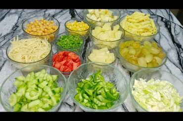 Healthy Kind of Russian Salad Recipe / Quick Russian Salad Recipe / Restaurant Style Russian Salad