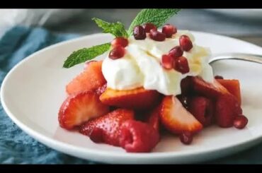 Delicious Red Fruit Salad & Smoothie Recipe | Mediterranean Diet Delights