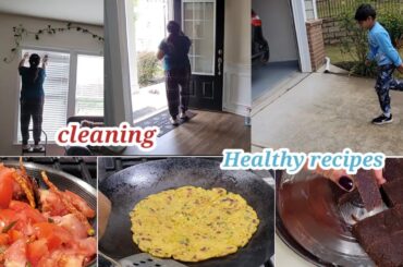 Morning to night routine| Diwali cleaning starts| Healthy Recipes Ragi Barfi,Jowar paratha, chutney