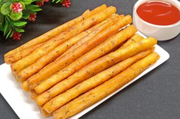New Style Amazing Potato sticks Recipe! Its So Delicious! Crispy Potato Snacks! French Fries Recipe
