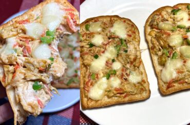How To Make Cheese Toast | Mayonnaise toast | Bread pizza | Healthy toast by recipe delights