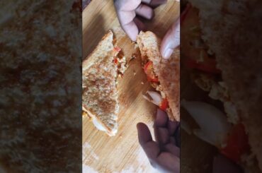 Organic Tomato-Egg Sandwich #virivantalu #sandwich #shorts #youtubeshorts