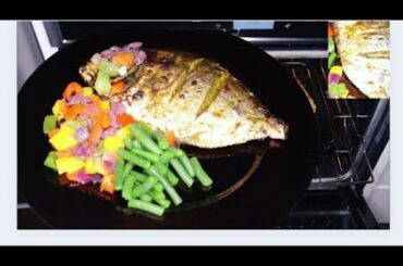 healthy lunch recipe! eat to stay in shape and healthy! easy tastiest grilled fish recipe for lunch!