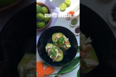 STUFFED AVOCADO | #healthy #avocado #stuffed #shortvideo #foodie #recipe #recetassaludables #shorts
