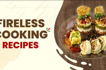 Fireless Cooking Recipes | Pinwheel Sandwich | 7 Layer Dahi Papdi Chaat | Cooking Without Fire