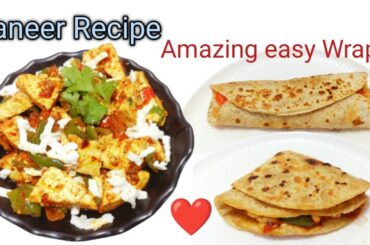 Healthy tiffins ideas for kids/lunch box recipes | Paneer ki sabji and wraps | HealthyRecipesHome