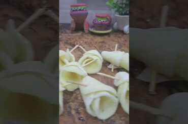 flower Potato snacks recipe#shorts #easyrecipe#youtube #easycookingwithnajia43