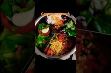 Cooking veg dishes in my kutti cooker!#recipes#lunch#shorts#shortfeed#healthy#indianfood