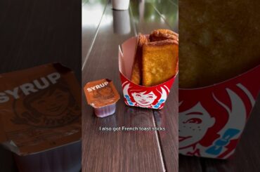 Trying Wendy’s Breakfast *Croissant Sandwich, Biscuit, French Toast Sticks*