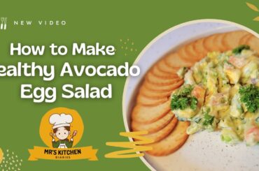 Avocado Salad Recipe|Healthy Avocado Egg Salad |Tomato Potato| HOW TO MAKE WITH@MRSKitchenDiaries