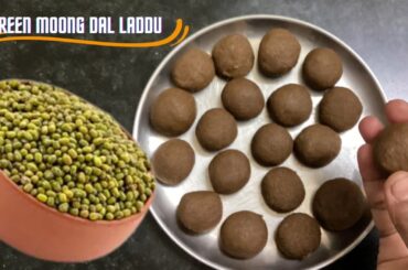 Green Moong Laddu with jaggery| Pachai payaru laddu| Healthy snacks #cooking #homemade #laddu