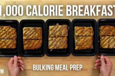 High Calorie Breakfast Meal Prep for Muscle Gain and Bulking | Big Boy Baked Oatmeal