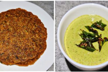 10 Minutes Instant & Crispy New Breakfast Recipe | Healthy Breakfast With Peanut Chatni -CookEazee