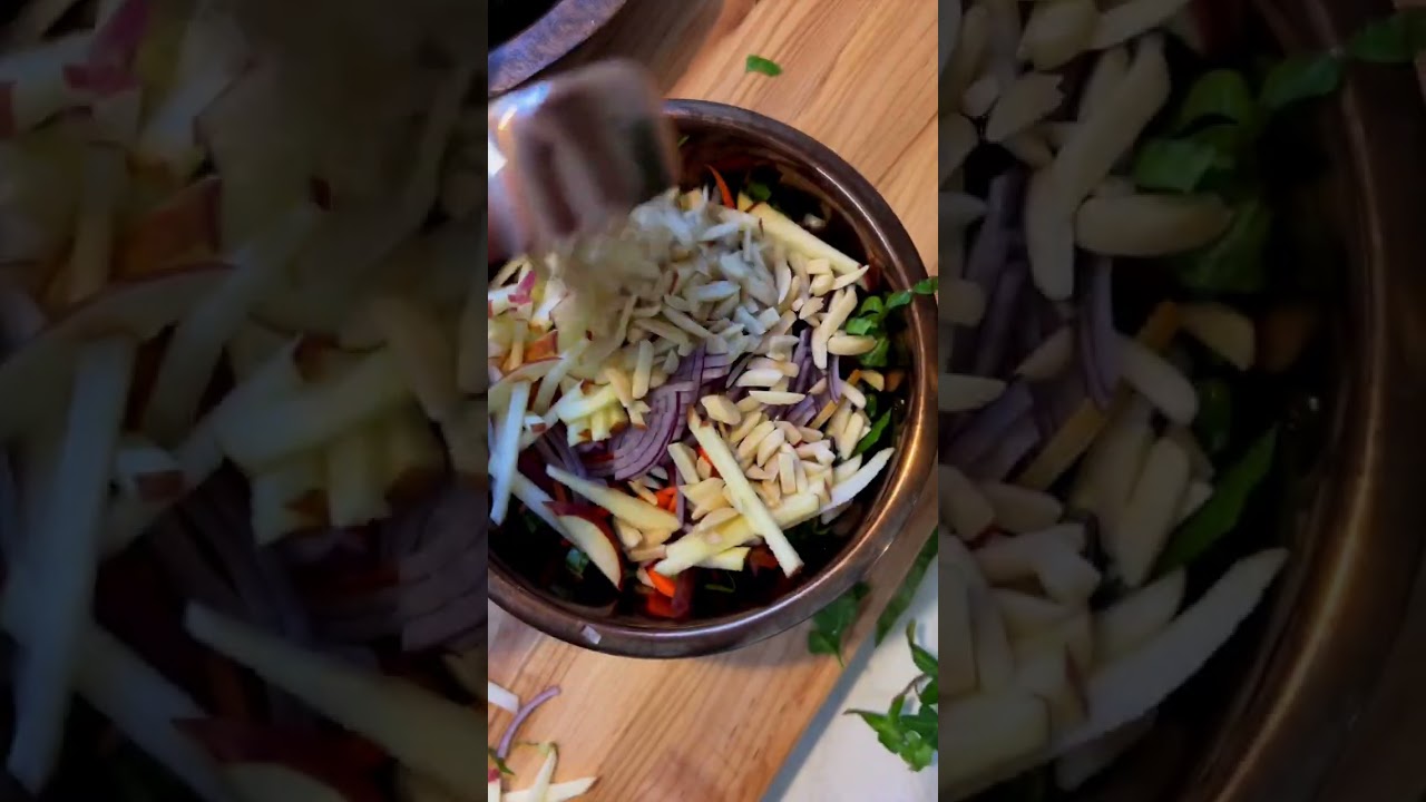 The Best Fall (..and winter) Apple and Swiss Chard Salad #cookwithme #cooking #gardentotable The Best Fall (..and winter) Apple and Swiss Chard Salad #cookwithme #cooking #gardentotable