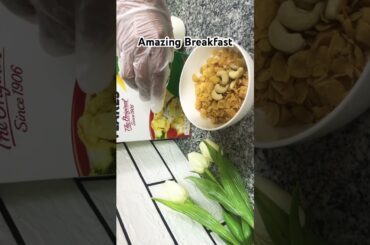 Instan & Healthy Corn Flakes Recipe||Amazing breakfast#healthyfood #breakfastrecipe