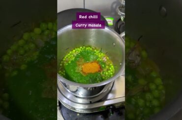 Healthy pulao variety ~ Palak Peas pulao #greenpeasrecipes #palak #healthy #mealplan #meal