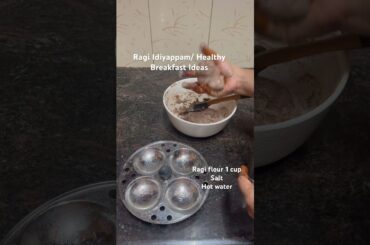 Ragi Idiyappam/ Idiyappam/ #shorts57/ Healthy Breakfast Recipes @meenasuniquerecipes