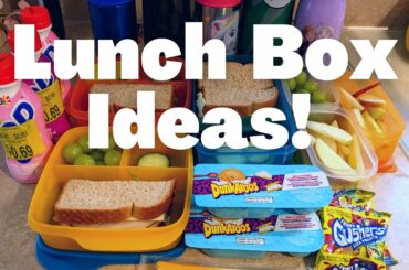 SIMPLE LUNCH BOX IDEAS || SIMPLE AND HEALTHY LUNCHES FOR KIDS || END OF SCHOOL YEAR LUNCHES.