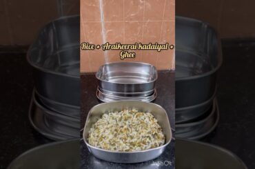 #shorts #youtubeshorts Kids Simple Lunch Snackbox Recipe Idea #lunchbox #snack/Keerai Rice/BananaFry