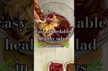 Easy, affordabe and highly nutrious salad! #health #salad