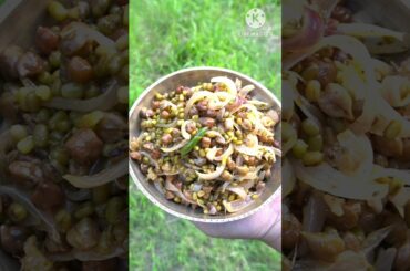 Healthy Recipe | Evening snacks | Kala Chana fry Recipe #healthyrecipes #snacks #youtubeshorts