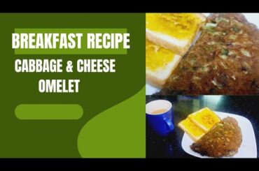 cabbage & cheese omelette | Healthy breakfast recipe| In Saara Style | easy & healthy cooking