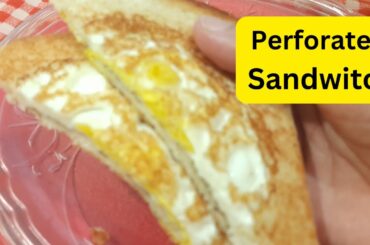 Perforated Sandwich 5 Minute  Recipe  | Egg Sandwitch  By Umme Taha