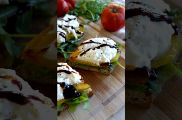 Burrata Bruschetta #healthyrecipes #fallvibes