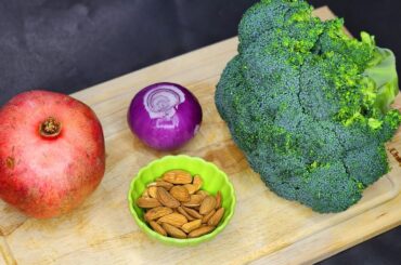 Pomegranate salad: A wonderful and very healthy salad recipe! My family was thrilled!