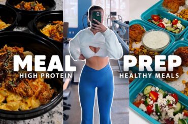 MEAL PREP WITH ME | Quick & Easy Meal Prep for Weight Loss | High Protein Healthy Meals