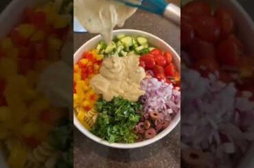 52G Protein Pasta salad  |(256cal) healthy