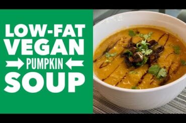 Thanksgiving plant based oil free gluten free recipes | Creamy Vegan Noodle Soup No Oil