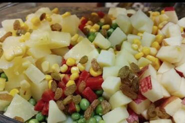 Low Cost Russian Salad Recipe | Healthy Tasty Salad | Best For All Parties