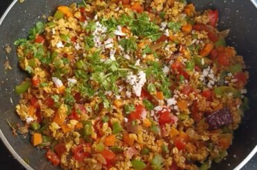 Oats Upma Recipe To Loose Weight | Vegetable Oats Upma Recipe| Healthy  Breakfast Recipe From Oats|