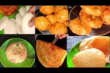 6 Easy And Quick Indian breakfast recipes | Healthy Breakfast Recipes Telugu | Instant Breakfast