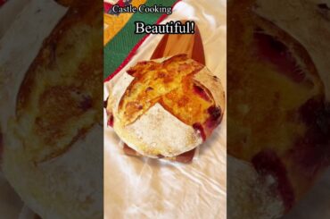 Beautiful Lemon Blueberry Sourdough Bread #shorts