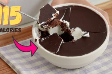 Viral dessert but low calorie ready in just 3 minutes-Low calorie dessert for weightloss
