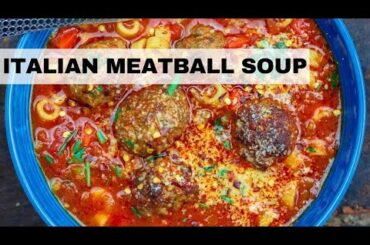 Italian Meatball Soup Recipe | Easy Meatball Soup!