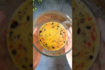 5 Minute Spinach Omelette  | Healthy Breakfast  #shorts