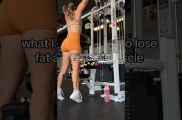 What I eat in a day to lose fat and build muscle #shorts #whatieatinaday #buildingmuscle #losingfat