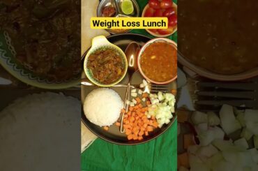 Trying Rujuta Diwekar Weight Loss Lunch | Portion Control | Healthy Meal | #Shorts | Dr. Seema