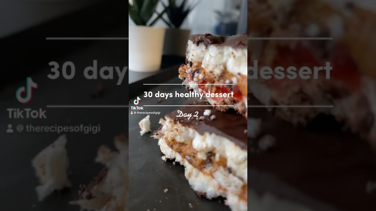 Day 2 – rice crackers dessert- 30 days healthy dessert recipes challenge #shorts #easyrecipe Day 2 - rice crackers dessert- 30 days healthy dessert recipes challenge #shorts #easyrecipe