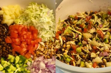 High Portion Black Chickpea & Peanut Salad Chana Salad|Healthy Salad For Quick Weight loss By CWMAP