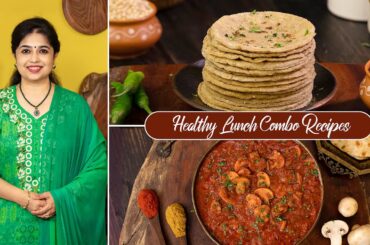 Healthy Lunch Combo Recipes | Meal Prep for Weight loss | Lunch Box Ideas | Easy Dinner Recipes