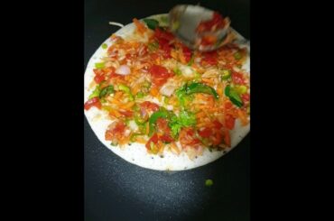 vegetable Uttapam recipe#shorts  #easybreakfast #healthy #lunchbox #streetfood # #dinner #snack