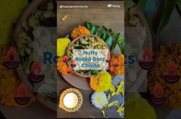 Craving a Healthy Diwali Snack? Try this Nutty Oats Chivda Recipe | Diabetes-Friendly #shorts