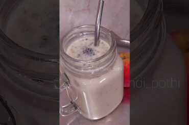 weight loss recipe| healthy drink| apple banana smoothie #shorts #youtubeshorts