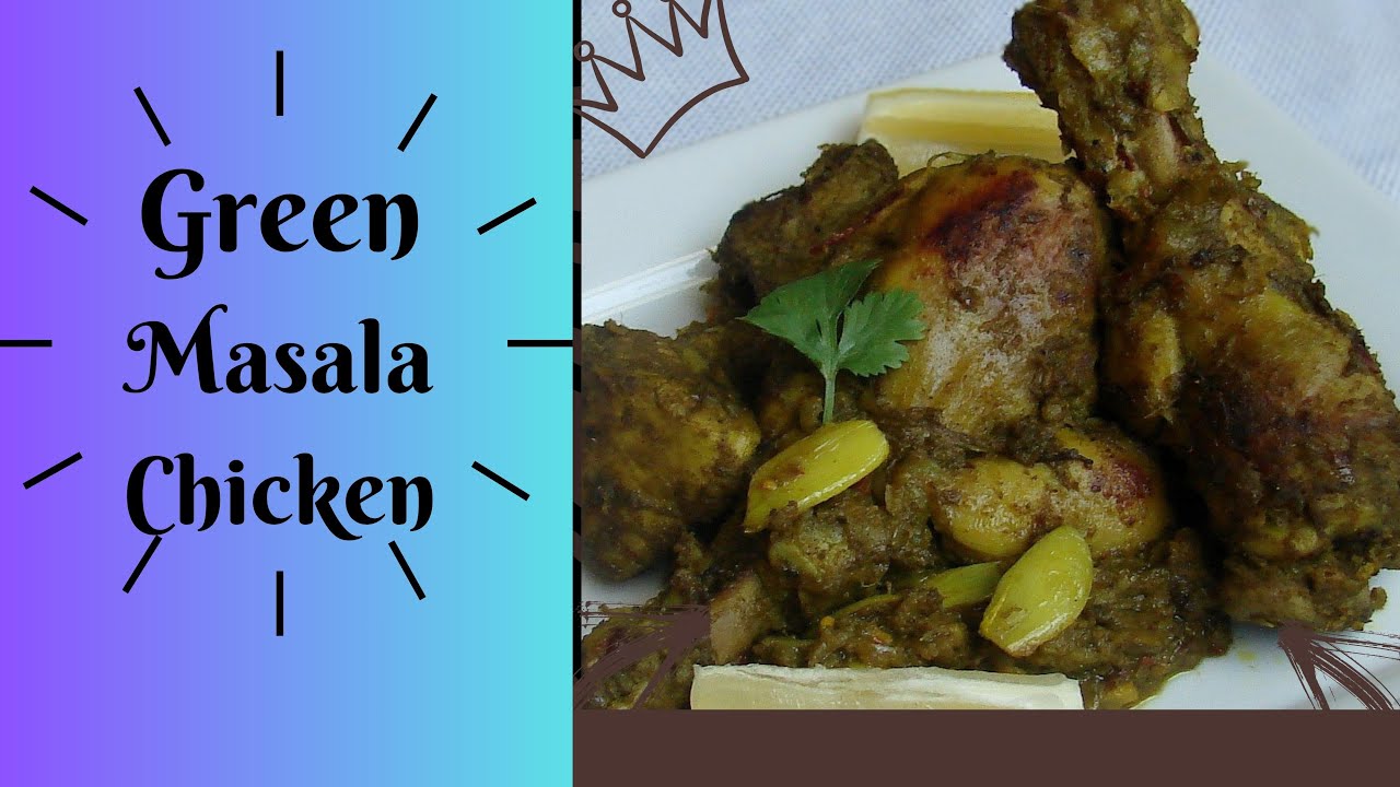Hara Masala Chicken Karahi |Chicken Hariyali (Green Chicken) quick easy Recipe by Noreen’s Kitchen Hara Masala Chicken Karahi |Chicken Hariyali (Green Chicken) quick easy Recipe by Noreen's Kitchen