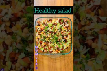 Healthy Salad Recipe For Weight Loss - High Protein Salad - Easy And Quick Salad Recipe #shorts